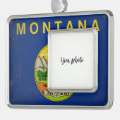 Montana Verzilverd Omlijst Ornament (Links)