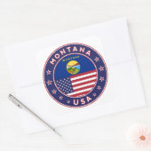 Montana Vierkante Sticker (Envelop)