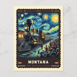 Montana | Vincent van Gogh geïnspireerd Briefkaart