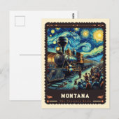 Montana | Vincent van Gogh geïnspireerd Briefkaart (Voorkant / Achterkant)