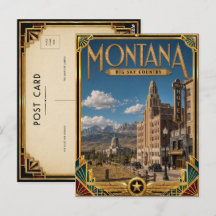 Montana Vintage Art Deco Gouden Tijdperk