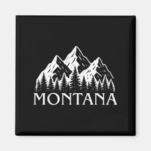 Montana vintage berg buitenland big sky country magneet