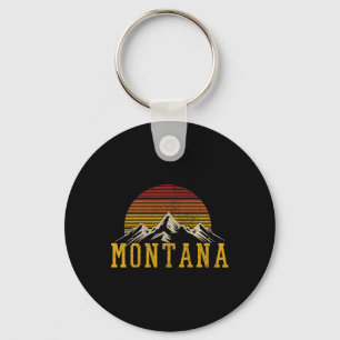 Montana Vintage Bergen Natuur Wandelen Outdoor T-s Sleutelhanger
