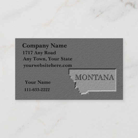 Montana Visitekaartje gesneden stenen look (Voorkant)