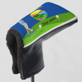 Montana vlag golfheadcover (3/4 voorkant)