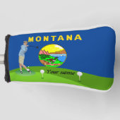 Montana vlag golfheadcover (Voorkant)