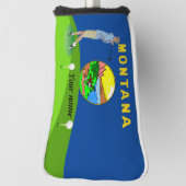 Montana vlag golfheadcover (Draai 90)