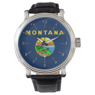Montana vlag horloge