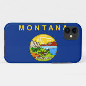 Montana Vlag iPhone 5 Hoes (Achterkant (horizontaal))