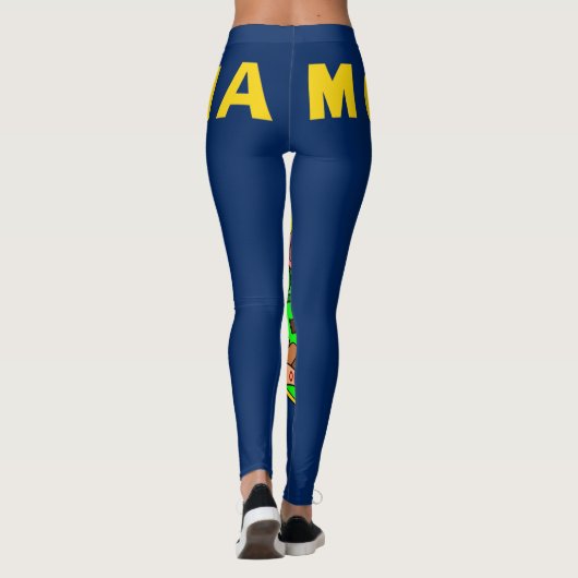 Montana vlag leggings (Achterkant)