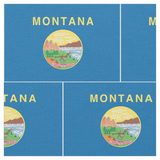 MONTANA-vlag - Stof (Close Up)