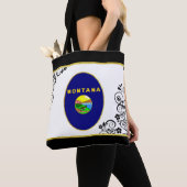 Montana vlag tote bag (Dichtbij)