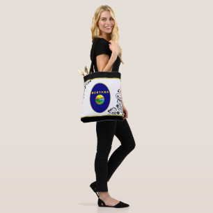 Montana vlag tote bag