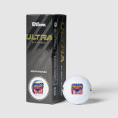 Montana Vlag USA Golfballen (Verpakking)