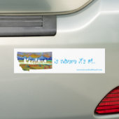 Montana voor je ritje. bumpersticker (Op auto)