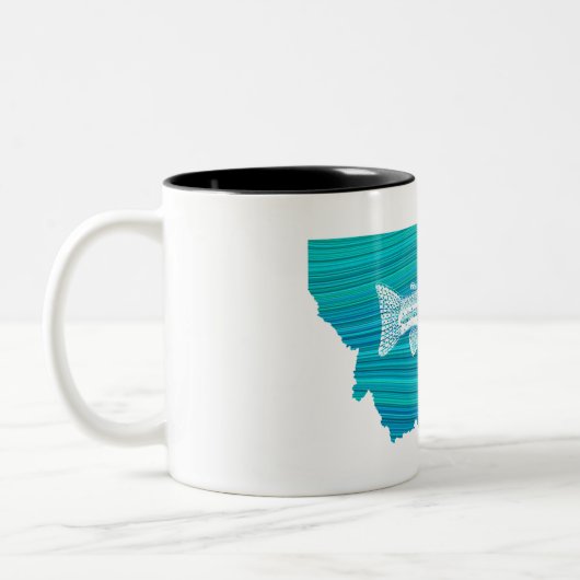 Montana Wave Vist Tweekleurige Koffiemok (Links)