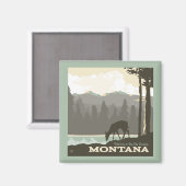 Montana | Welkom bij Big Sky Country Magneet (Voorkant / Achterkant)