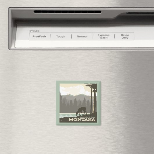 Montana | Welkom bij Big Sky Country Magneet (Insitu (Vaatwasser))