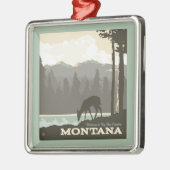 Montana | Welkom bij Big Sky Country Metalen Ornament (Links)