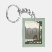Montana | Welkom bij Big Sky Country Sleutelhanger (Voorkant Links)