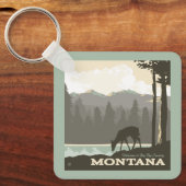 Montana | Welkom bij Big Sky Country Sleutelhanger (Voorkant)