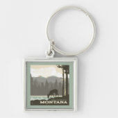 Montana | Welkom bij Big Sky Country Sleutelhanger (Voorkant)