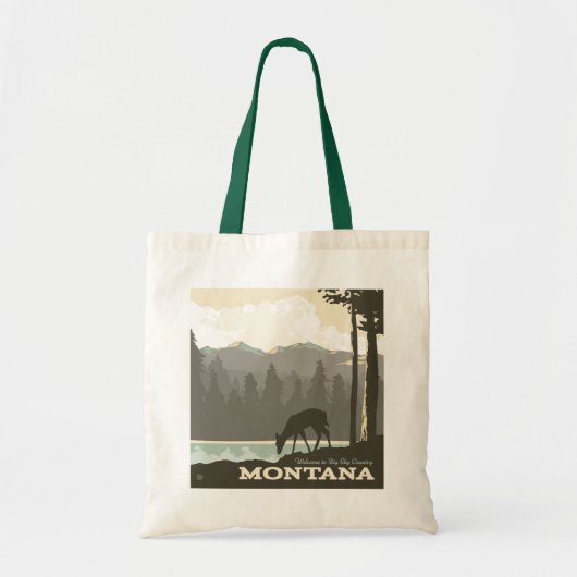 Montana | Welkom bij Big Sky Country Tote Bag (Voorkant)