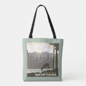 Montana | Welkom bij Big Sky Country Tote Bag (Achterkant)