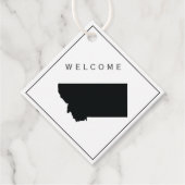 Montana welkomsttas cadeau Label voor bruiloft wee (Voorkant)