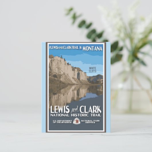  Montana White Cliffs Travel Briefkaart (Staand voorkant)