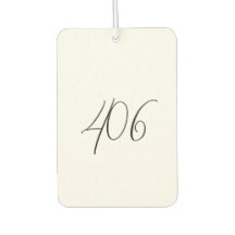 Montana White met zwarte streepjescode luchtverfri