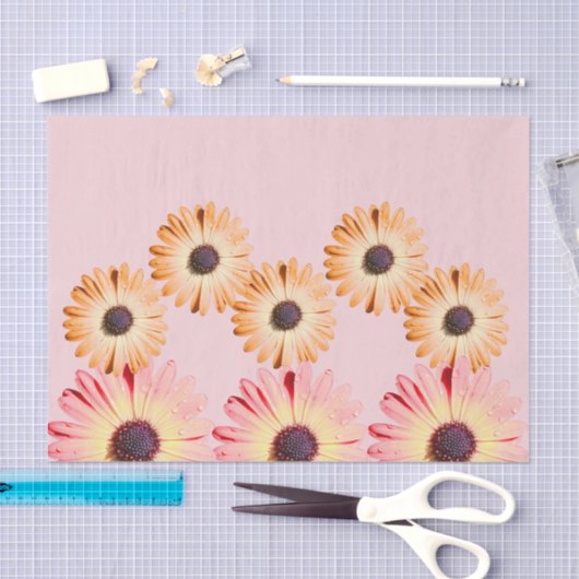 Montana wilde bloemen in roze weefsel papier (Craft)