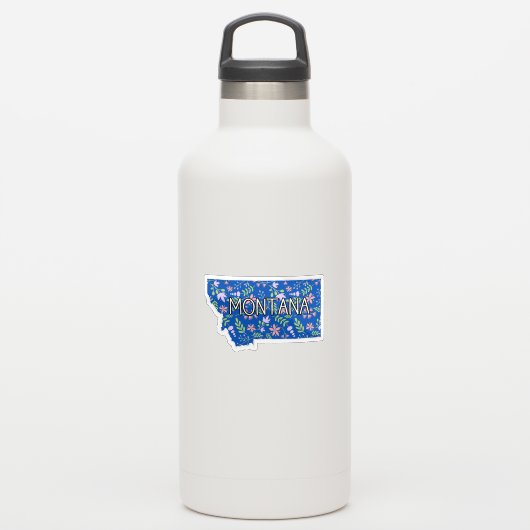 Montana Wildflower Sticker (Waterfles)