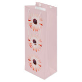 Montana Wildflowers in het roze Wijn Cadeautas (Achterkant Gekanteld)