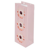 Montana Wildflowers in het roze Wijn Cadeautas (Voorkant Gekanteld)