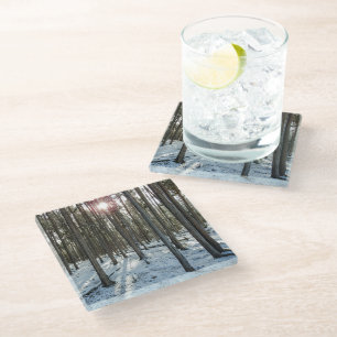 Montana Winter Glass Onderzetter