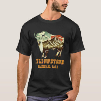 Montana YELLOWSTONE NATIОНАAL PARK Grappig Wyoming T-shirt