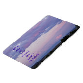 Montana Zonsondergang Magneet w / Schrift Verse (Linkerzijde)