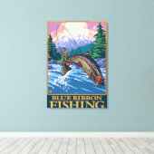 MontanaBlue Ribbon Fly Fishing Canvas Afdruk (Insitu (Houten vloer))