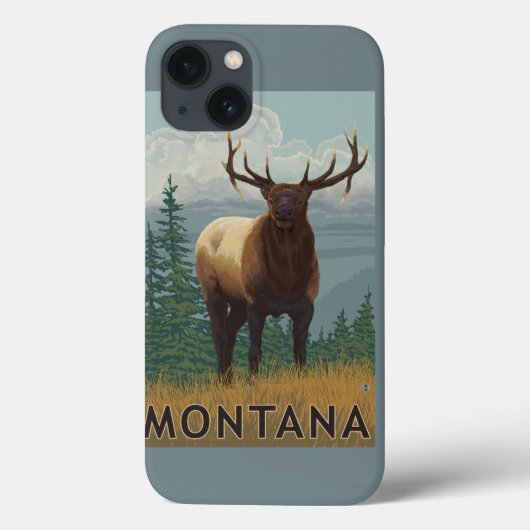 MontanaElk Scene Case-Mate iPhone Case (Achterkant)
