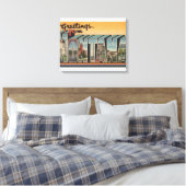 MontanaLarge Letter ScenesMontana Canvas Afdruk (Insitu (Slaapkamer))
