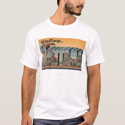 MontanaLarge Letter ScenesMontana T-shirt (Voorkant)