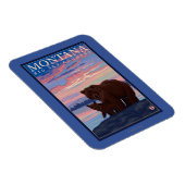 MontanaMomma Beer en Cub Vintage Travel Magneet (Rechterzijde)