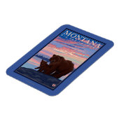 MontanaMomma Beer en Cub Vintage Travel Magneet (Linkerzijde)