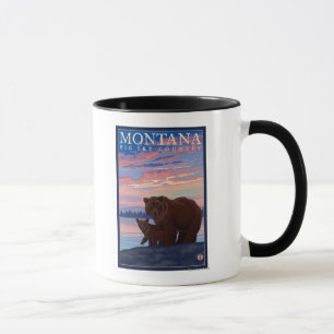MontanaMomma Beer en Cub Vintage Travel Mok