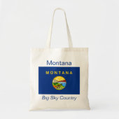 Montanan Flag Bag Tote Bag (Voorkant)