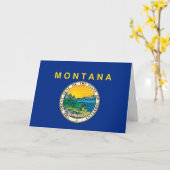 Montanan Flag & Emblem, Flag of Montana Kaart (Gele Bloem)