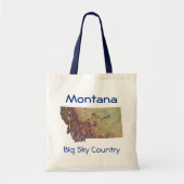 Montanan Map Bag Tote Bag (Voorkant)
