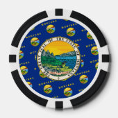Montanan Vlag & Embleem, Montana Poker Chips (Voorkant)
