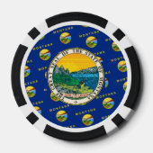 Montanan Vlag & Embleem, Montana Poker Chips (Achterkant)